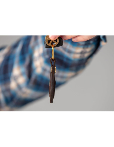 Cadena de Llave de Cuero Premium The Tulip Tree para AirTag/Moto Tag