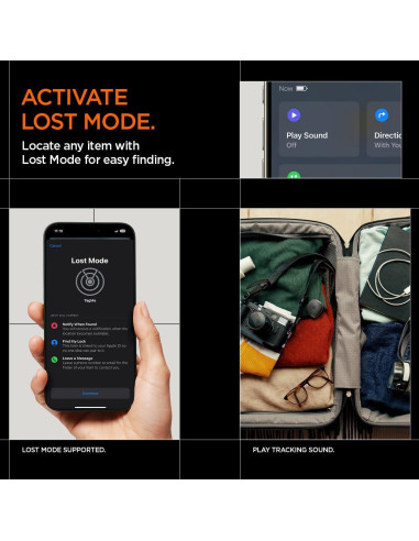 Rastreador Bluetooth Spigen Tag Me para Llaves y Mochilas