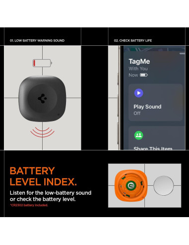 Rastreador Bluetooth Spigen Tag Me para Llaves y Mochilas