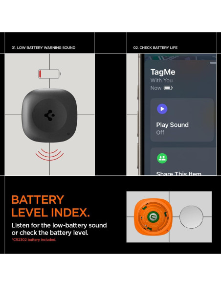 Rastreador Bluetooth Spigen Tag Me para Llaves y Mochilas