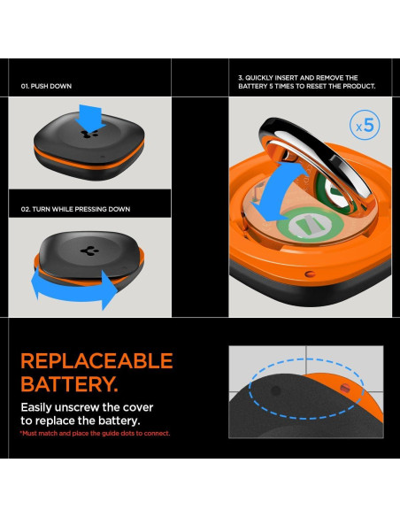 Rastreador Bluetooth Spigen Tag Me para Llaves y Mochilas
