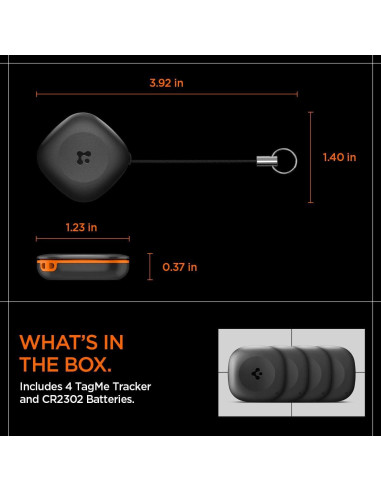 Rastreador Bluetooth Spigen Tag Me para Llaves y Mochilas