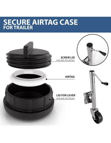 Soporte de Rastreador GPS No Jack para Apple AirTag - A Prueba de Agua