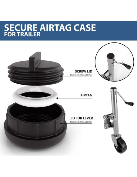 Soporte de Rastreador GPS No Jack para Apple AirTag - A Prueba de Agua