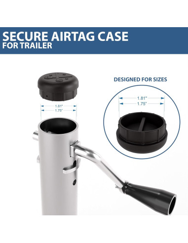 Soporte de Rastreador GPS No Jack para Apple AirTag - A Prueba de Agua