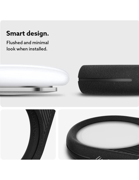 Funda Caseology Vault para Apple AirTag 2021 - Negro Mate