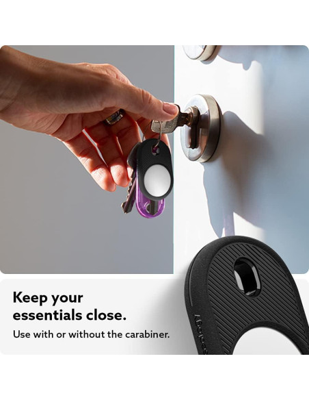 Funda Caseology Vault para Apple AirTag 2021 - Negro Mate