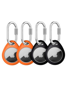 Soporte UNBREAKcable para Apple AirTag - Paquete de 4 - Funda TPU Impermeable