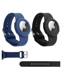 Paquete 2 Pulseras Ajustables Airtag WALLFID para Niños