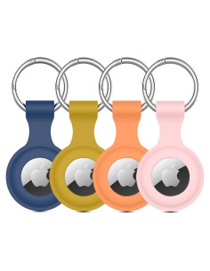 Funda de Silicona para Apple AirTag - Paquete de 4 Colores
