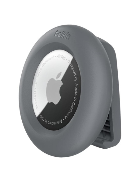Funda Belkin para Apple AirTag con Clip Gris Oscuro