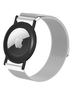 Pulsera Airtag DEERLET Plata - Correa Ajustable y Cómoda