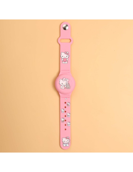 2 Pulseras Ajustables para AirTag Niños Silicona Impermeable