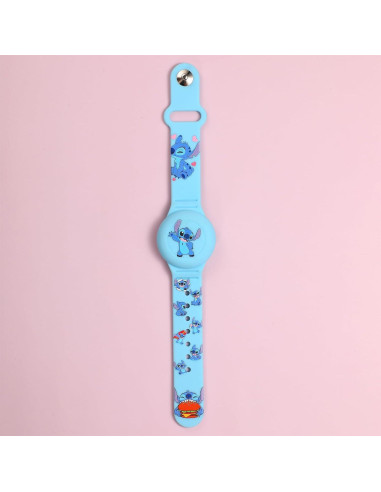 2 Pulseras Ajustables para AirTag Niños Silicona Impermeable