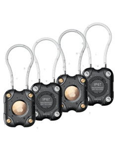 Paquete de 4 Soportes para Airtag DEERLET Impermeables