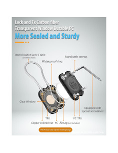 Paquete de 4 Soportes para Airtag DEERLET Impermeables 2