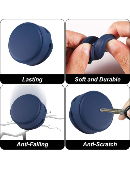 2 Fundas de Silicona Impermeables para Airtag Lasuroa