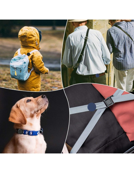 2 Fundas de Silicona Impermeables para Airtag Lasuroa