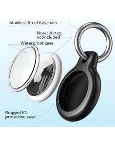 Soporte impermeable para Air-Tag SPGUARD 4 Pack - Negro 2