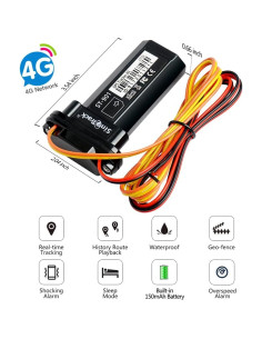 Rastreador GPS 4G SinoTrack ST-901L Impermeable para Vehículos 2