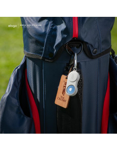 Funda Llavero elago W5 para Apple AirTags - Gris Claro 2