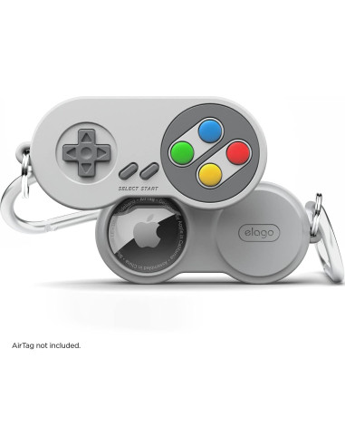 Funda Llavero elago W5 para Apple AirTags - Gris Claro