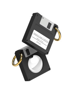 Estuche Retro Floppy Disk elago para Apple AirTag - Negro