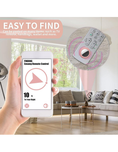 Estuche Adhesivo Rosa 4 Pack para AirTag TEAMOLA