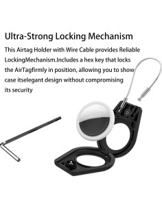 Soporte para llavero 6 piezas VAEKNVG estuche impermeable AirTag 2