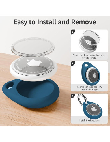 Soporte MOLOVA para AirTag - Funda Protectora Impermeable