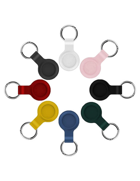 Funda Protectora de Silicona Ultra-Verde para AirTags Apple