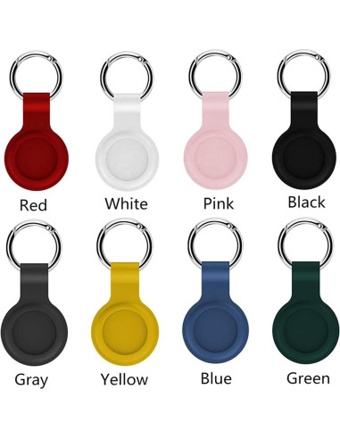 Funda Protectora de Silicona Ultra-Verde para AirTags Apple