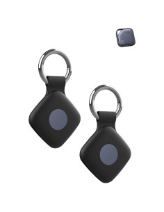 Funda protectora UGREEN Tracker - Silicona negra, 2 paquetes