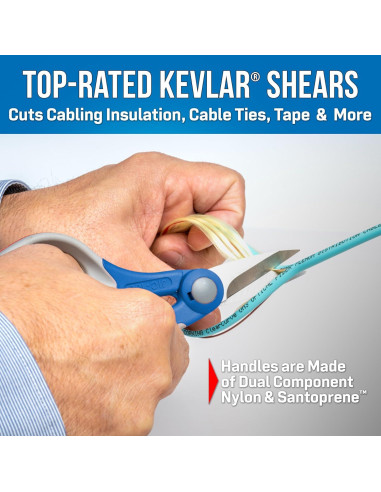 Tijeras de Corte Kevlar Jonard Tools TK-325 con Bolsa