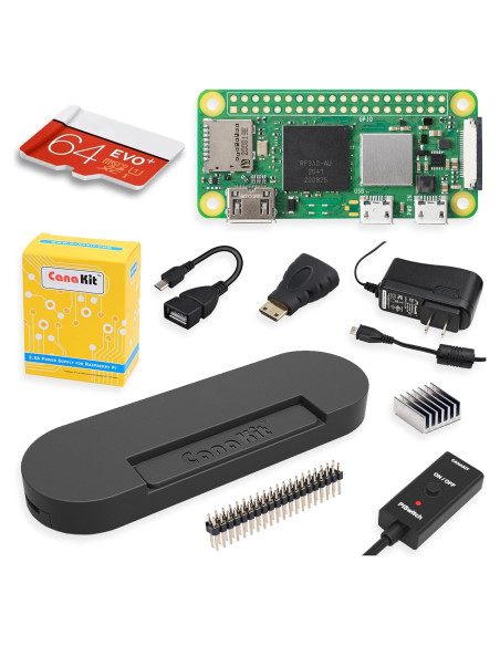 CanaKit Raspberry Pi Zero 2 W Kit Inicio 64GB WiFi Bluetooth