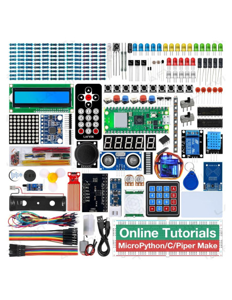 Kit de Inicio LAFVIN para Raspberry Pi Pico W - 450 Piezas