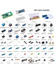 Kit de Inicio LAFVIN para Raspberry Pi Pico W - 450 Piezas 2