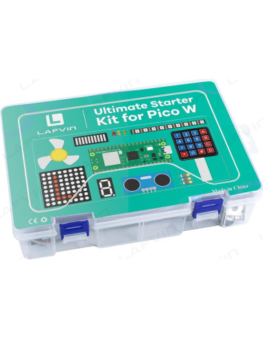 Kit de Inicio LAFVIN para Raspberry Pi Pico W - 450 Piezas