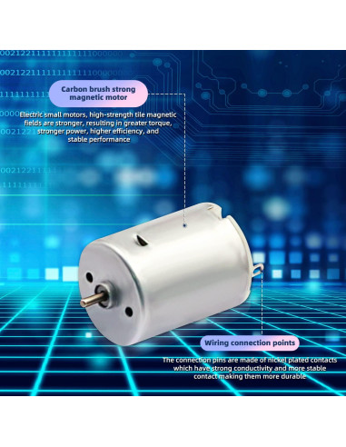 Motor de Corriente Continua 3V-12V 280 DaFuRui para Juguetes