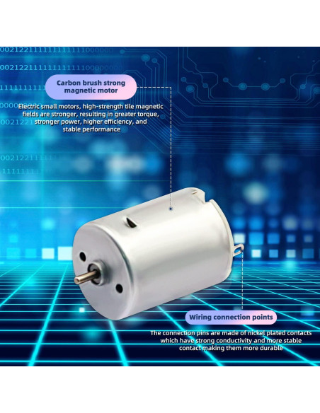 Motor de Corriente Continua 3V-12V 280 DaFuRui para Juguetes