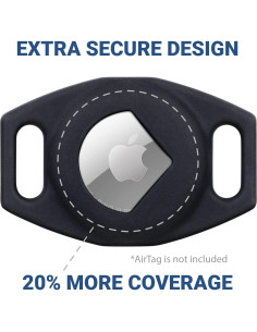Soporte para Collar de Perro GoTags AirTag Personalizado Azul 2