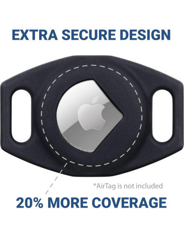 Soporte para Collar de Perro GoTags AirTag Personalizado Azul