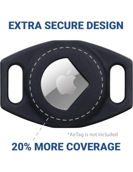 Soporte para Collar de Perro GoTags AirTag Personalizado Azul