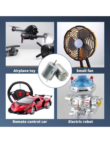 Motor de Corriente Continua 3V-12V 280 DaFuRui para Juguetes