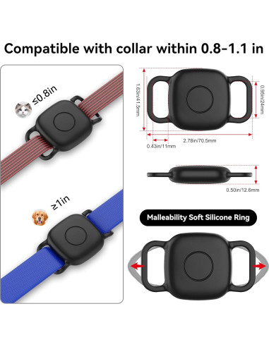 Funda de Silicona Impermeable DDJ para Rastreador Tile Mate