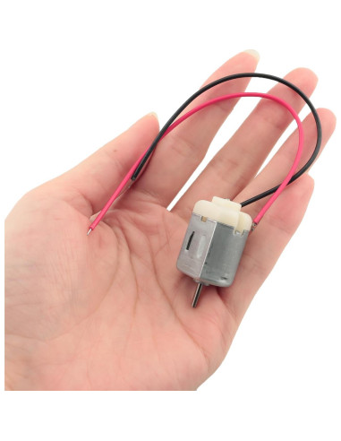 10 Motores DC Miniatura 130 1-6V con Cables de Cobre 10cm