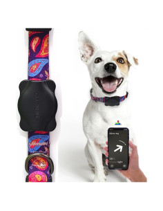 Soporte para Apple AirTag con Collar Ajustable para Mascotas