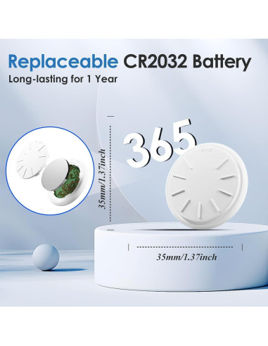 Etiquetas de Seguimiento HONGTOP - 3 PCS, Impermeables, Bluetooth