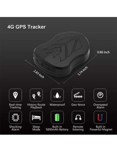 Rastreador GPS 4G SinoTrack ST-905L Impermeable y Magnético