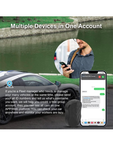 Rastreador GPS 4G SinoTrack ST-905L Impermeable y Magnético